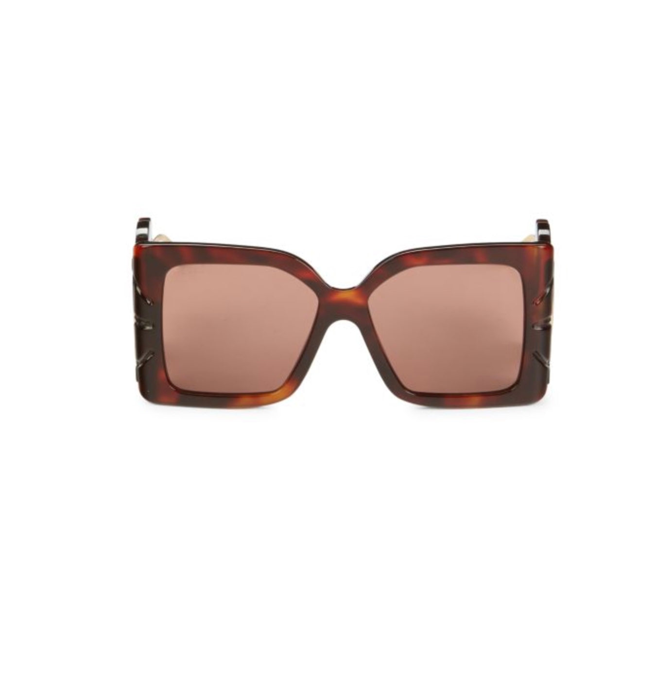 Gucci LEAF HAVANA Gold Sunglasses