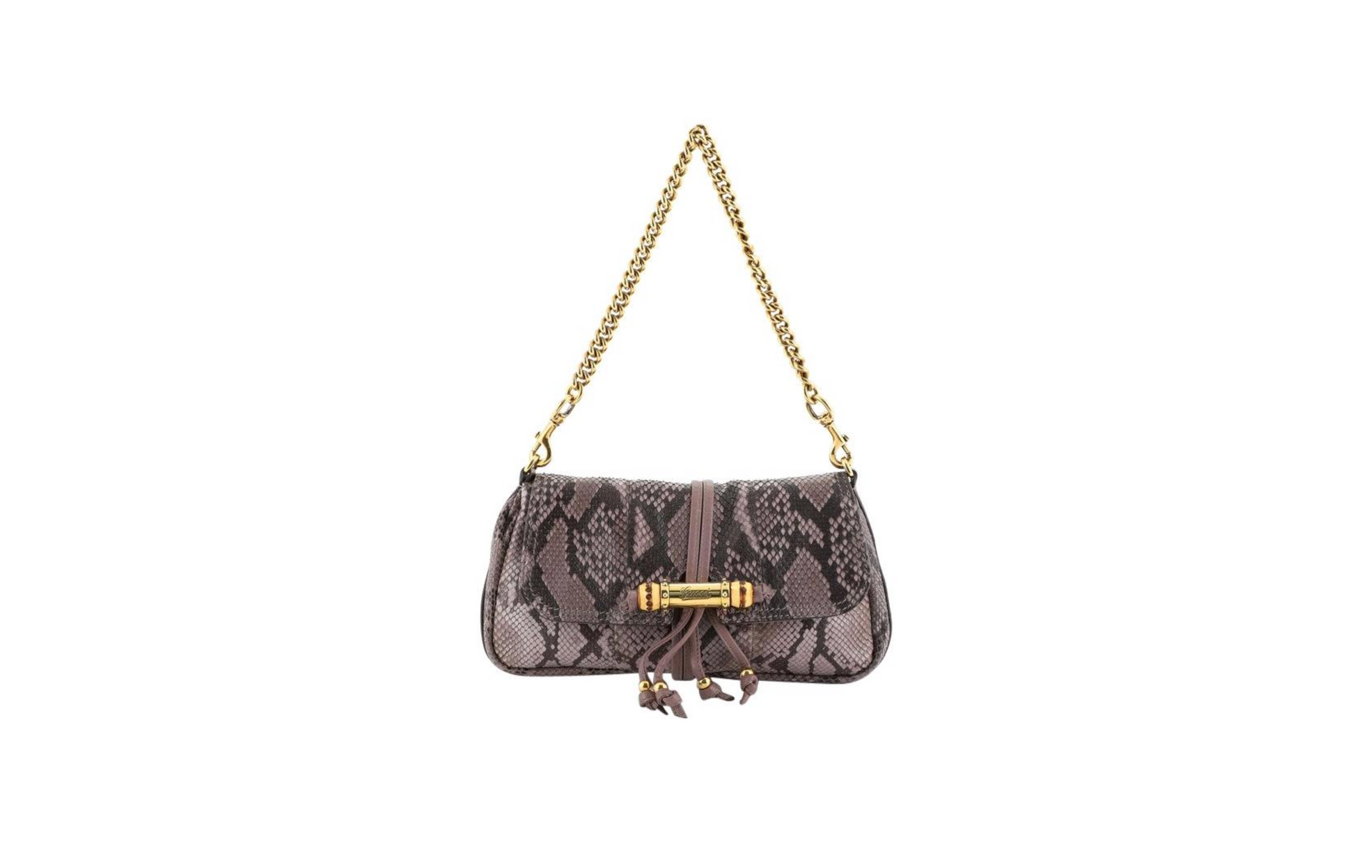 Gucci Croisette Python Travel Bag