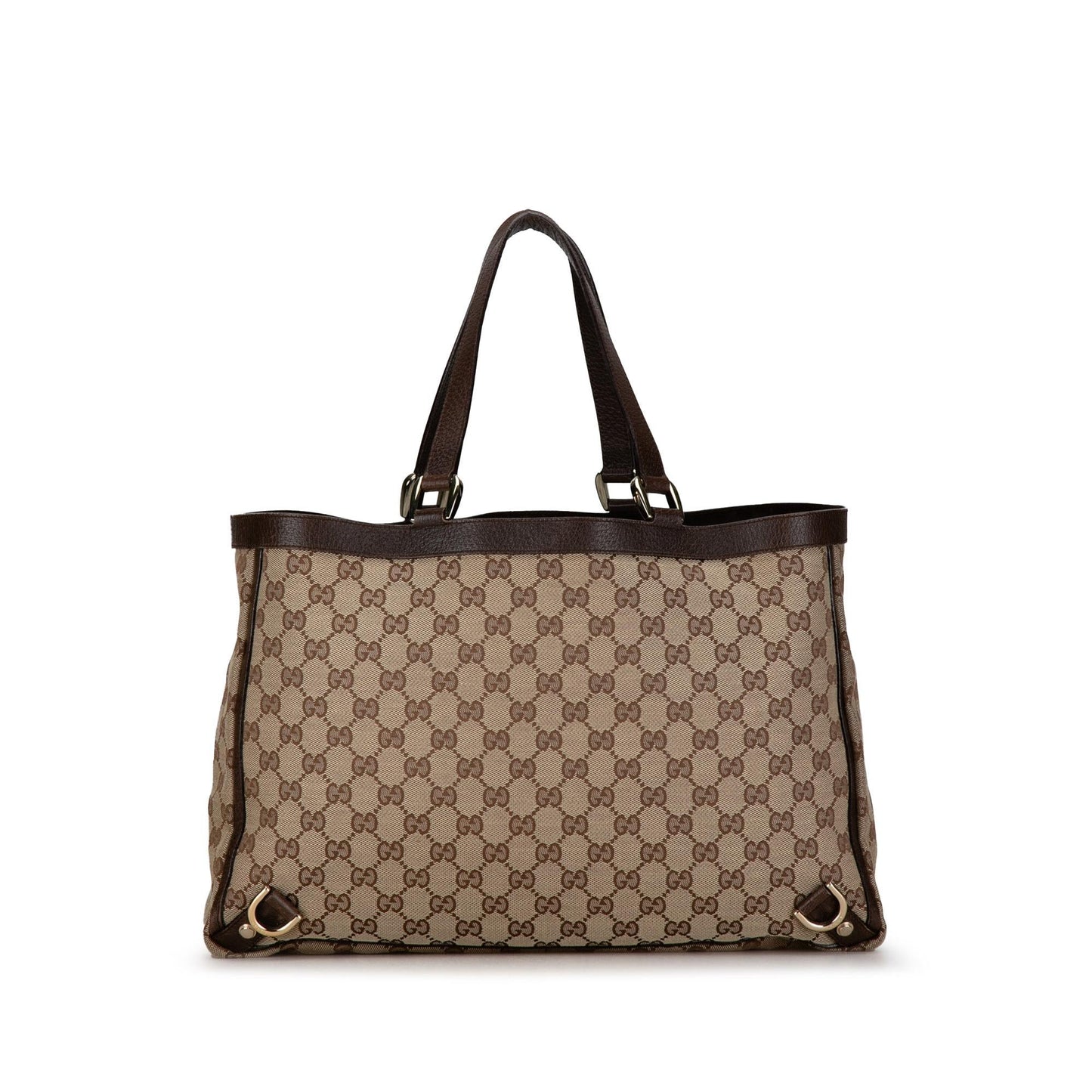 Gucci Abbey Ring Tote Shg Bplvmn Canvas Jewelry