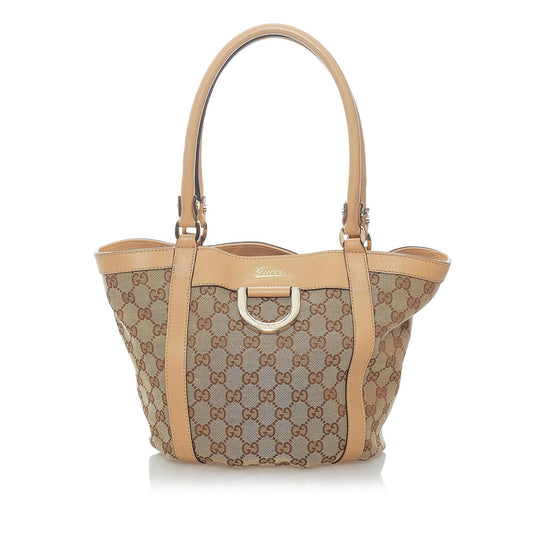 Gucci Abbey GG SHG Canvas Brown Shoulder Bag Bag Shg