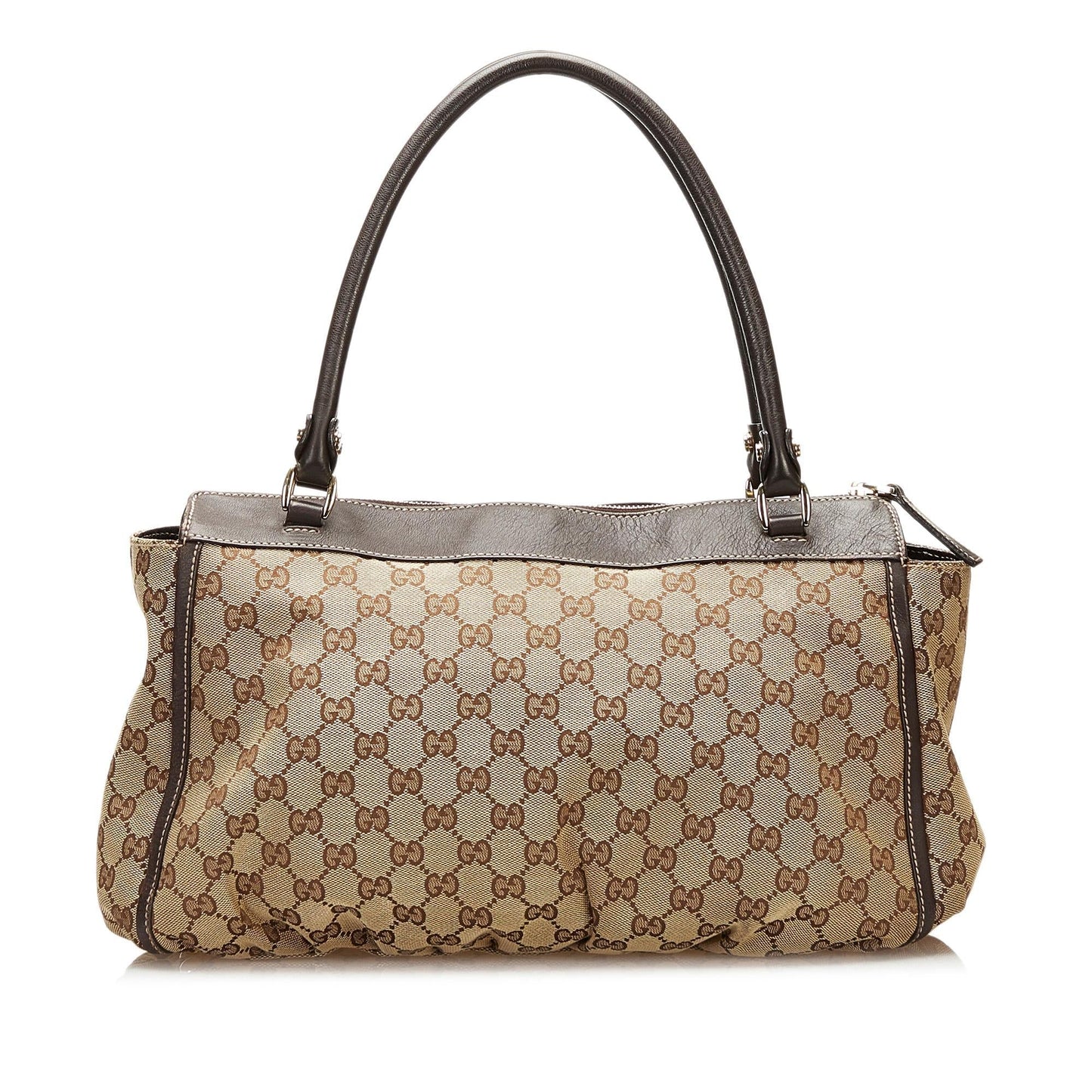 Gucci Abbey GG SHG Canvas Brown Shoulder Bag