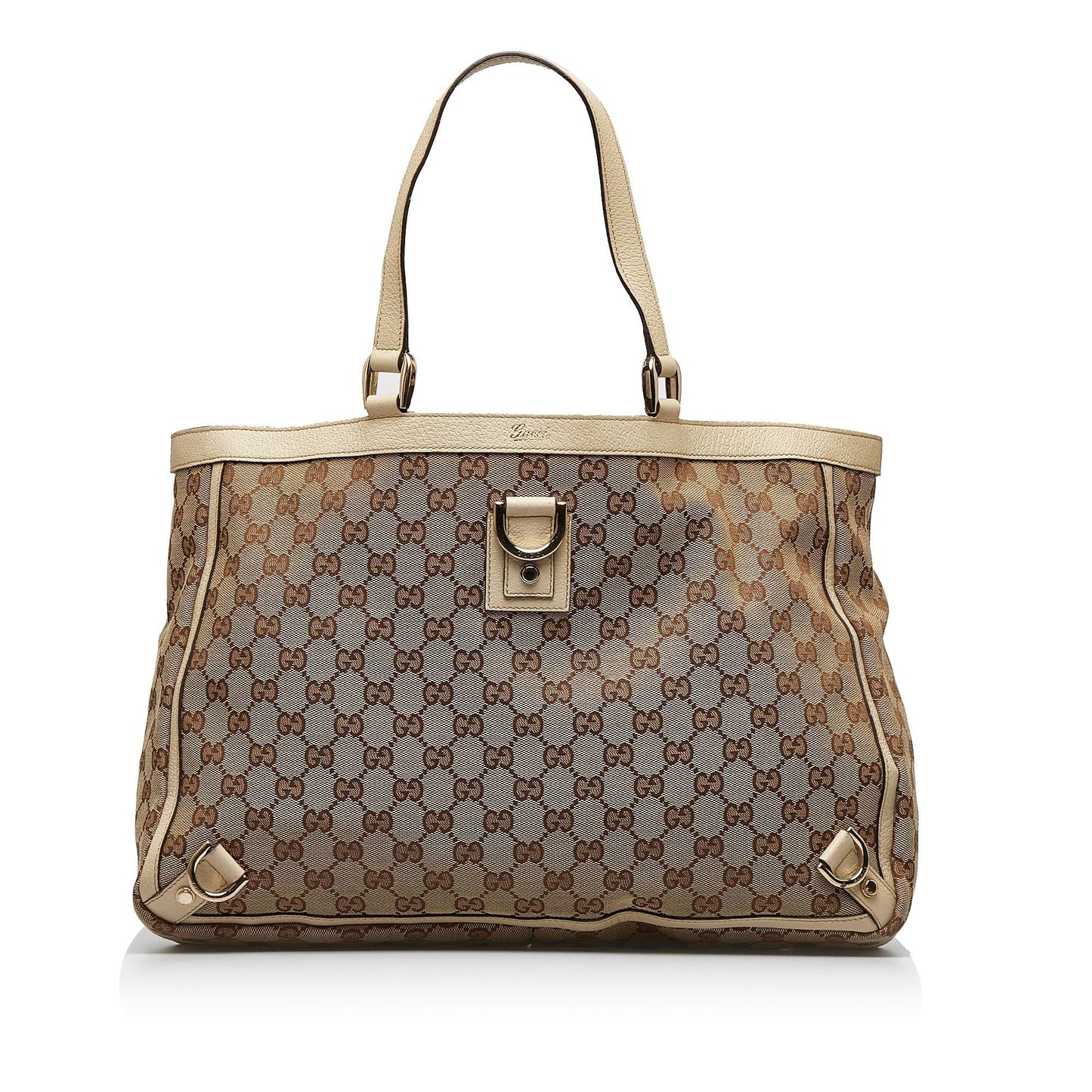 Gucci Abbey GG SHG-KlNn76 Canvas Brown Tote Bag