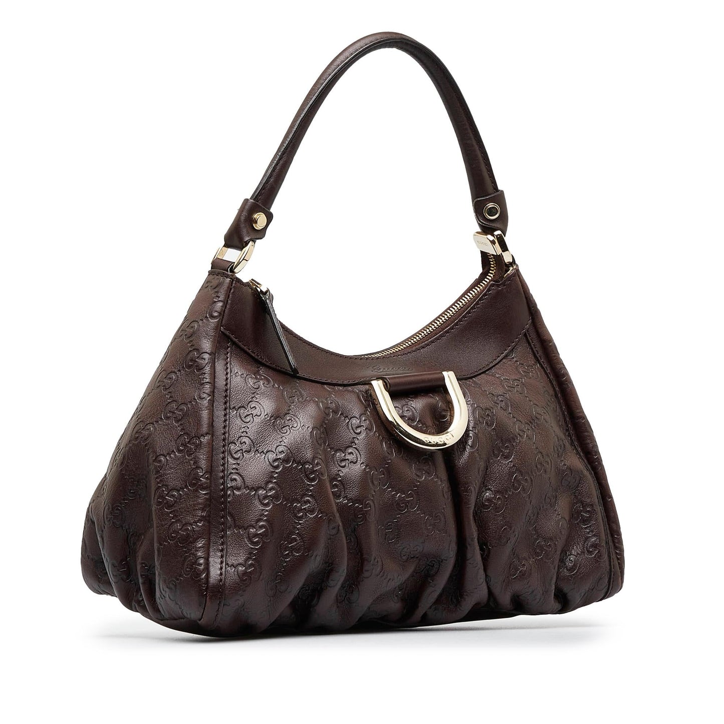 Gucci Abbey Guccissima SHG-NokMiC Calf Brown Shoulder Bag