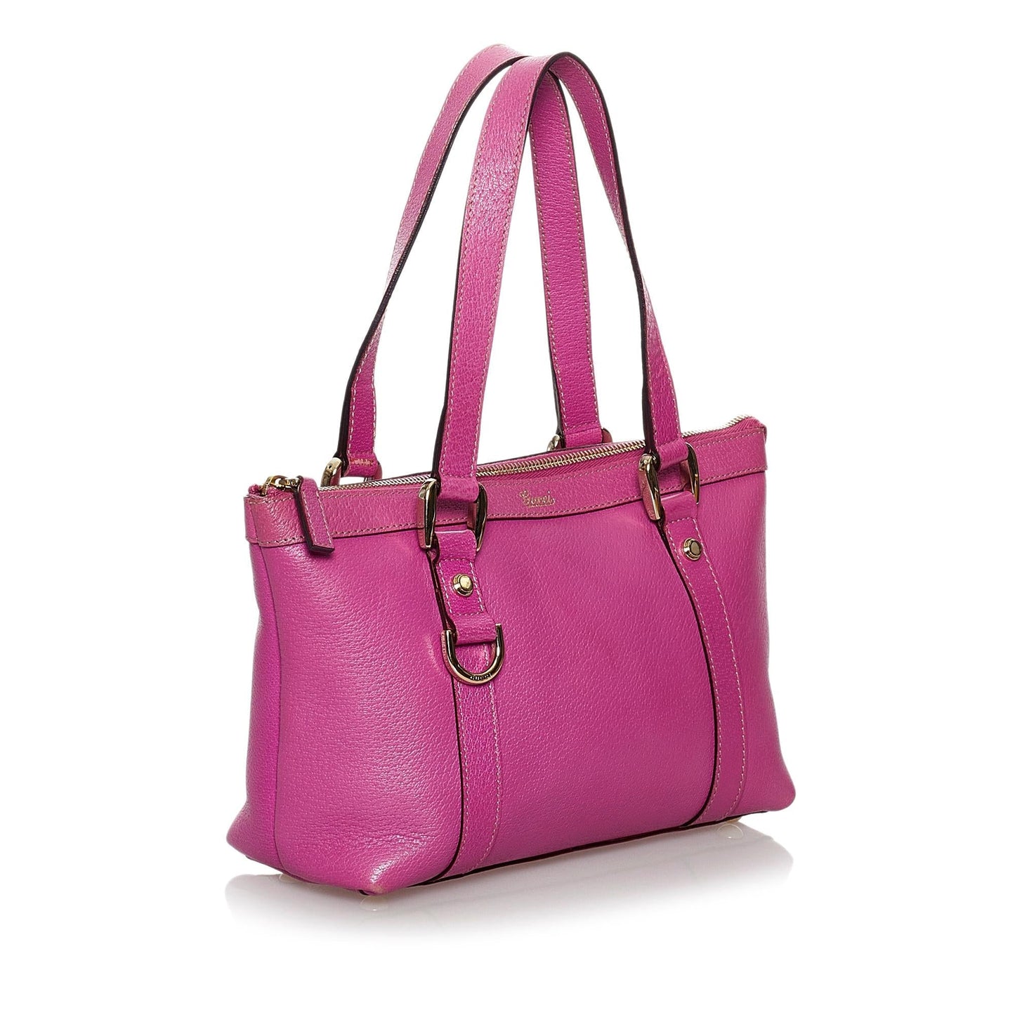 Gucci Abbey SHG Leather Calf Pink Satchel Bag Handbag Shg