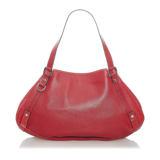 Gucci Abbey SHG Leather Calf Red Tote Bag Bag Shg