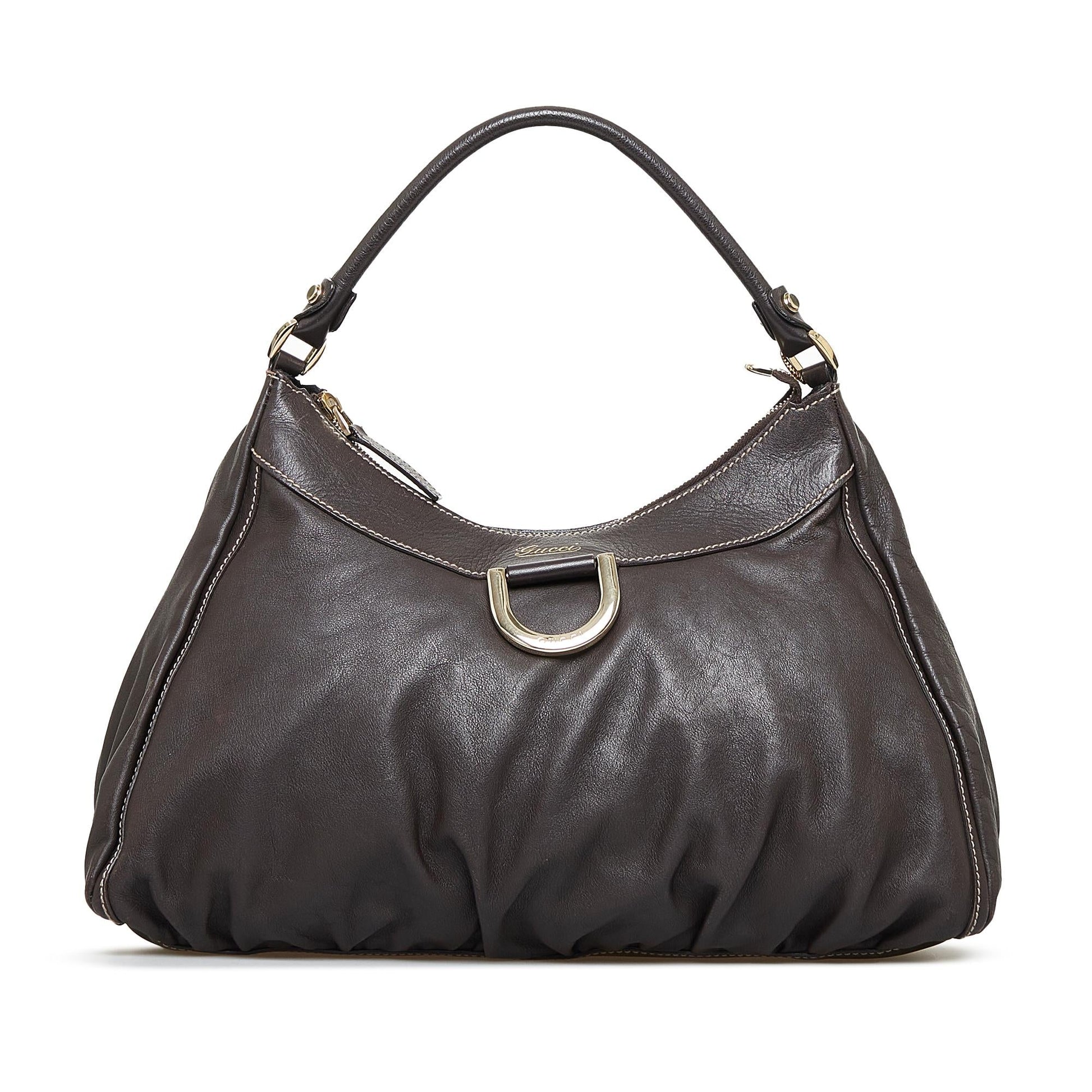 Gucci Abbey SHG-7tcVpz Calf Brown Shoulder Bag