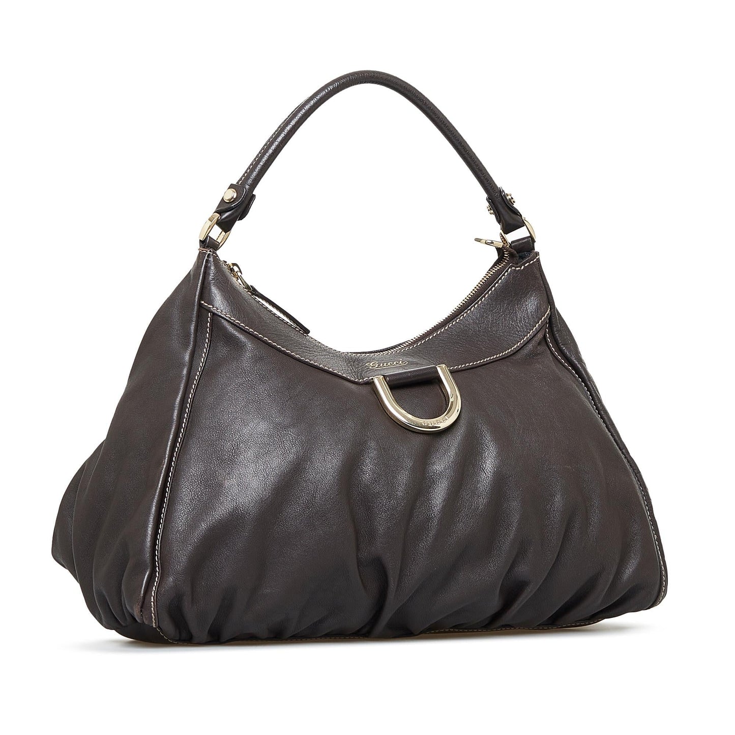 Gucci Abbey SHG-7tcVpz Calf Brown Shoulder Bag
