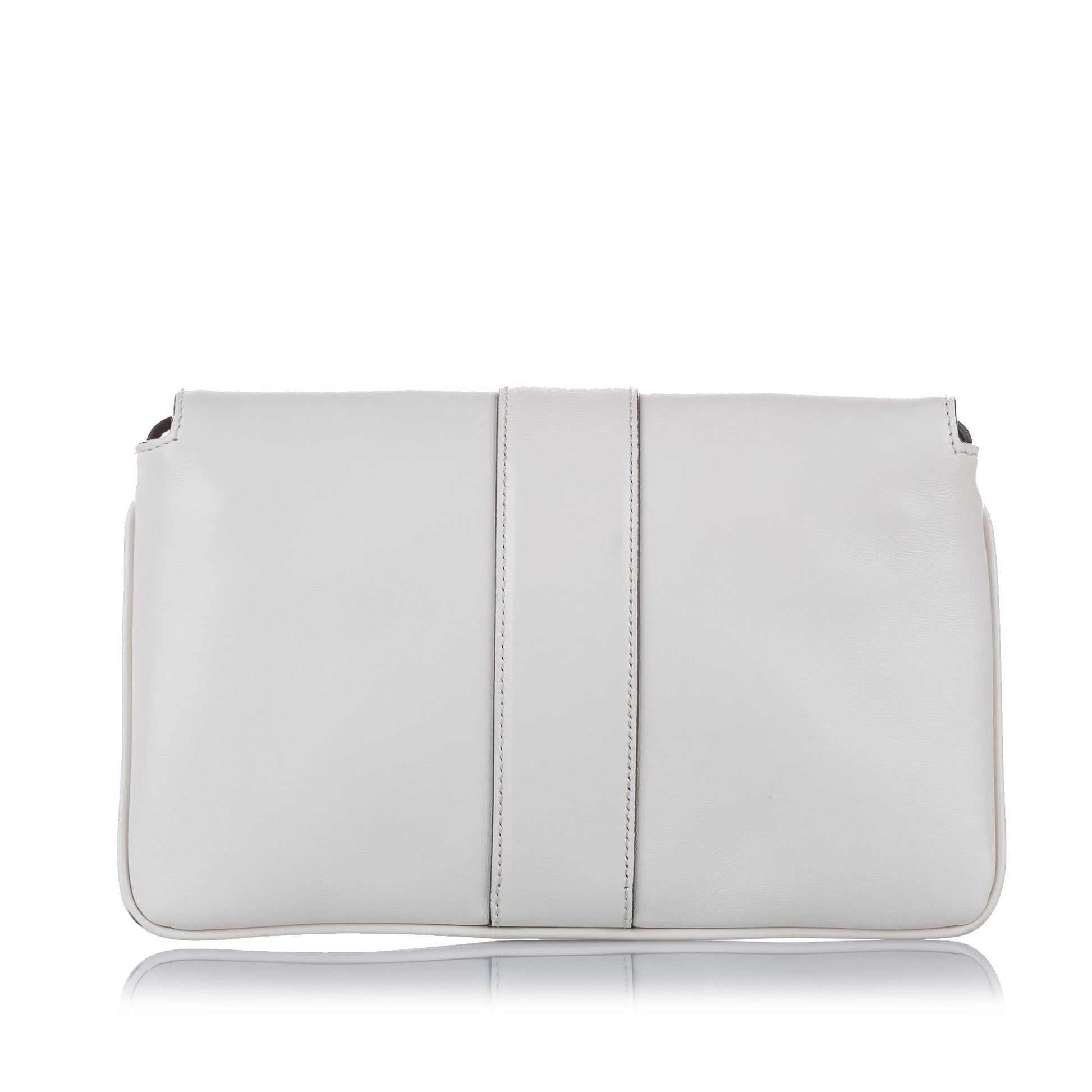 Gucci Arli SHG Leather Calf White Crossbody Bag