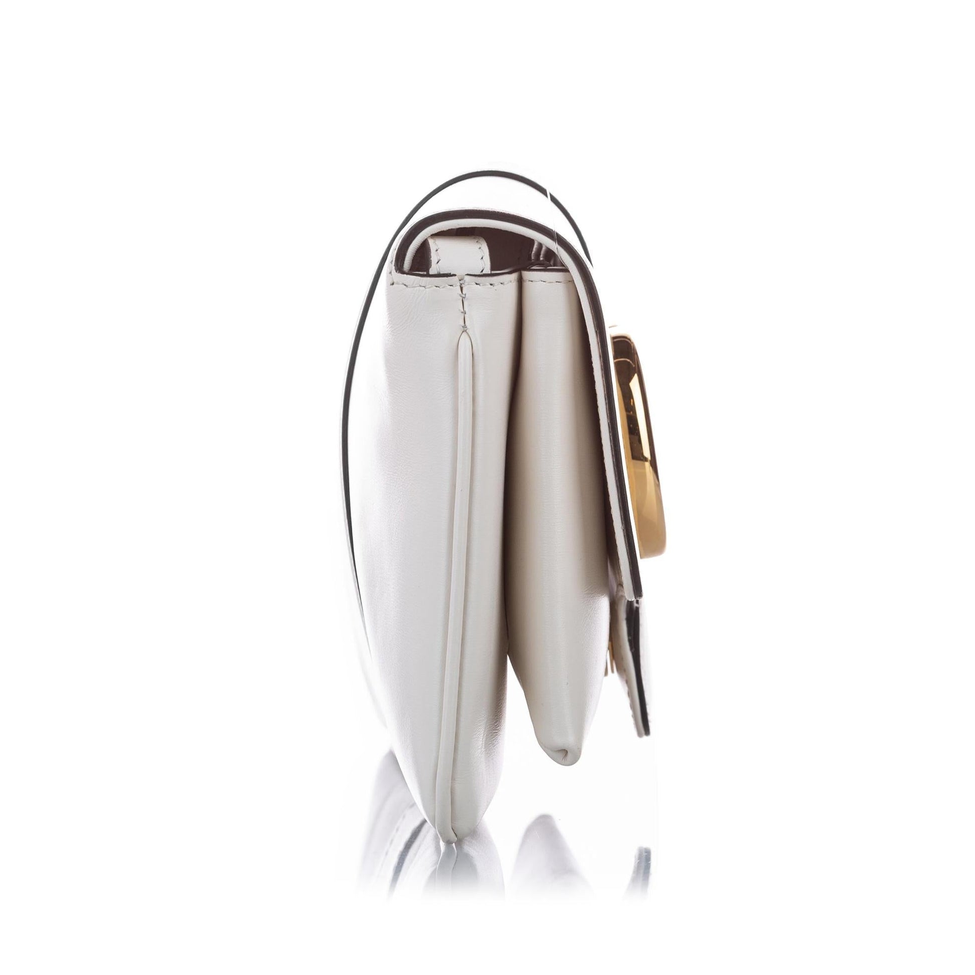 Gucci Arli SHG Leather Calf White Crossbody Bag