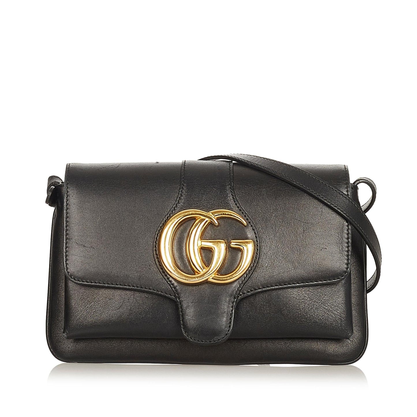 Gucci Arli SHG Leather Calf Black Crossbody Bag
