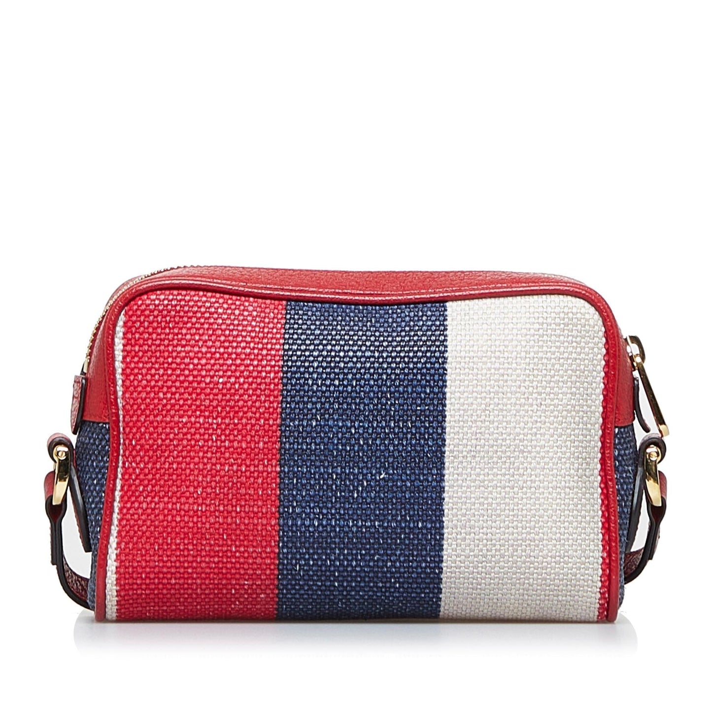 Gucci Baiadera SHG-PmGDJn Canvas Calf Red Crossbody Bag