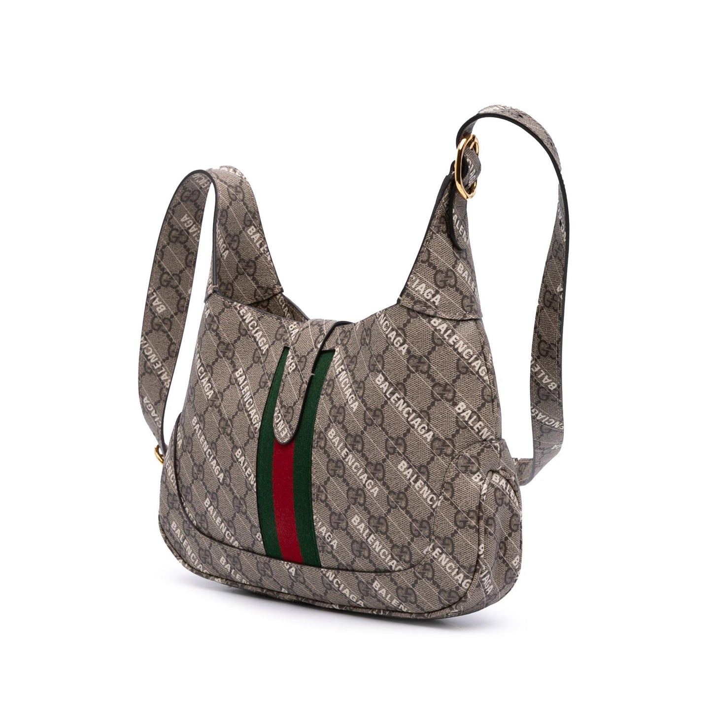 Gucci Balenciaga Hacker Project GG Supreme Small Crossbody Bag
