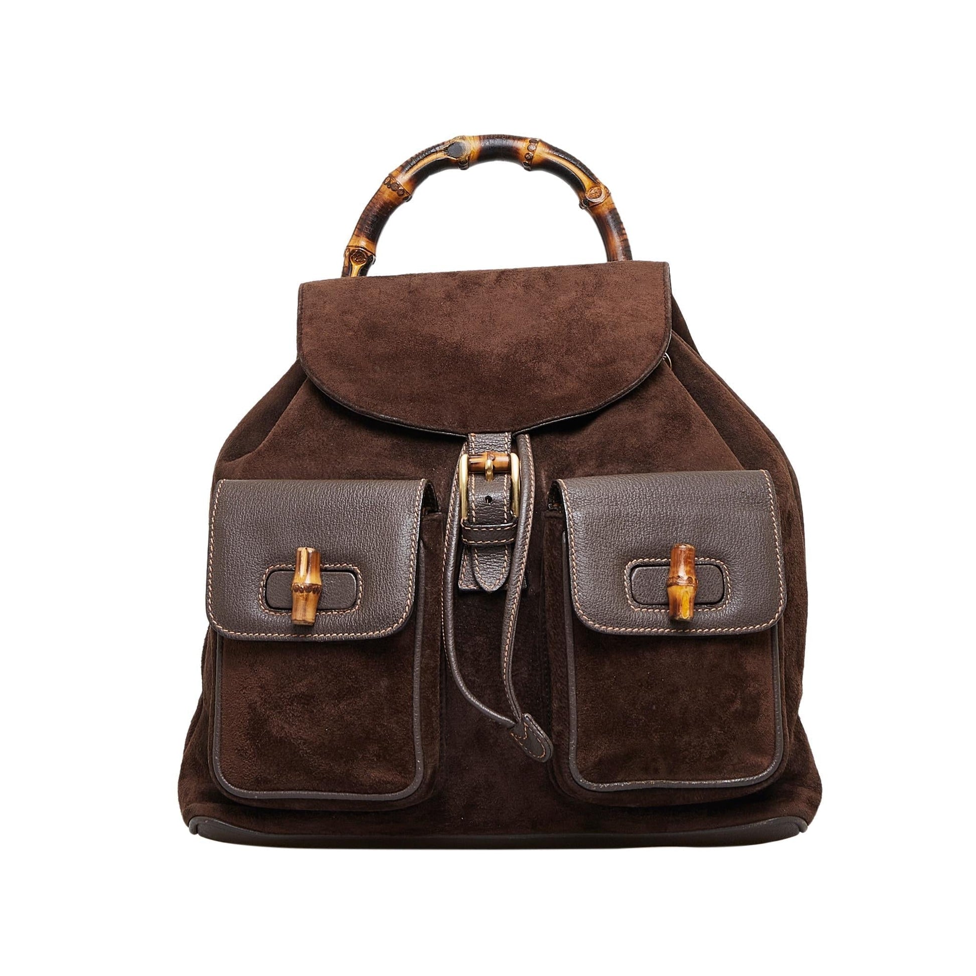 Gucci Bamboo Backpack SHG-wpMgk6 Calf Brown