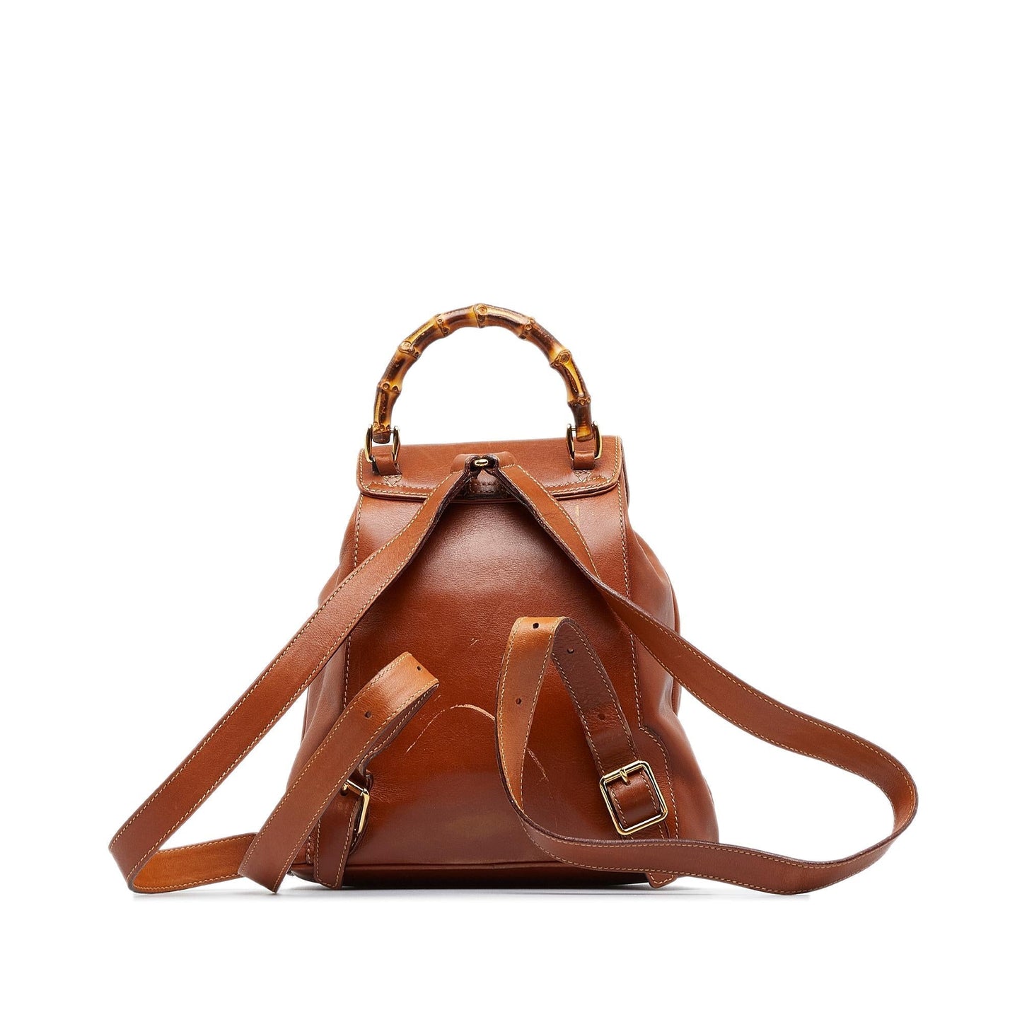 Gucci Bamboo Backpack SHG-05UokS Calf Brown