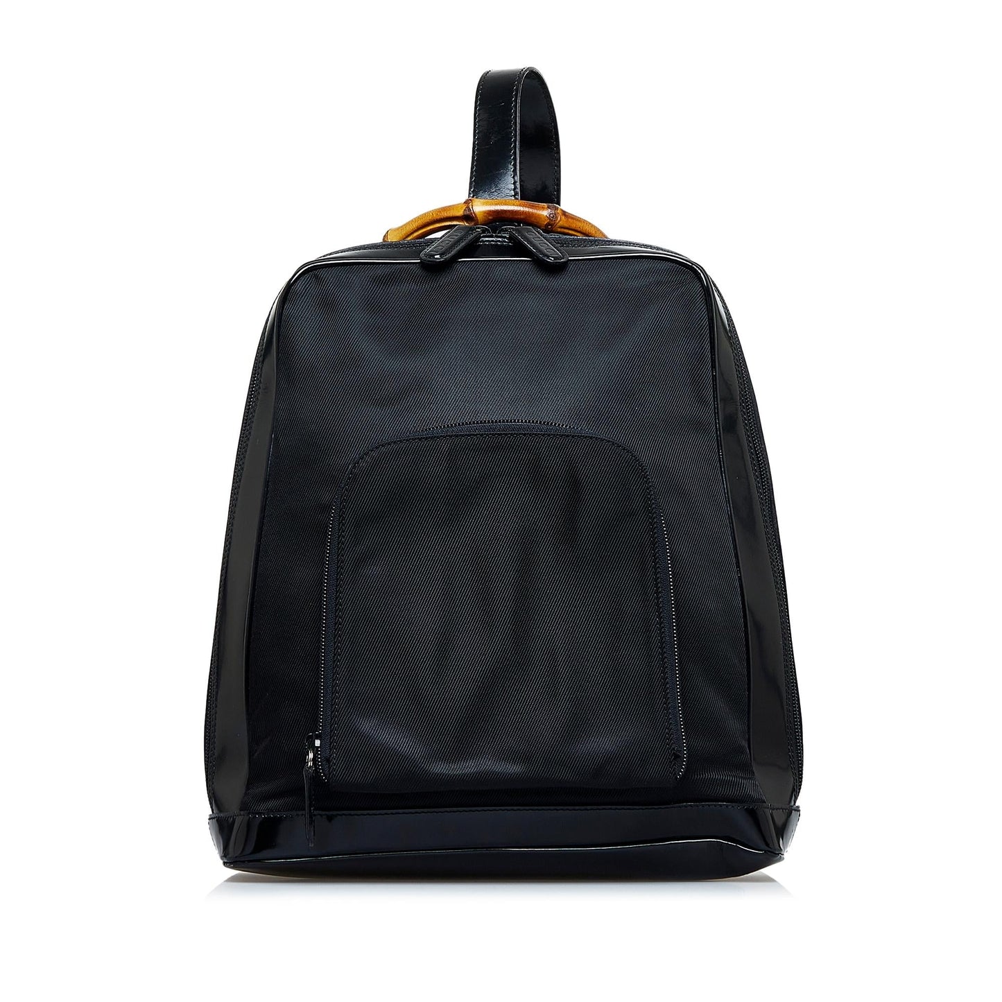 Gucci Bamboo Backpack SHG-BbeV0B Nylon Black