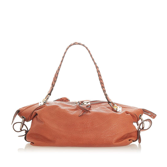 Gucci Bamboo Bar SHG Calf Brown Shoulder Bag