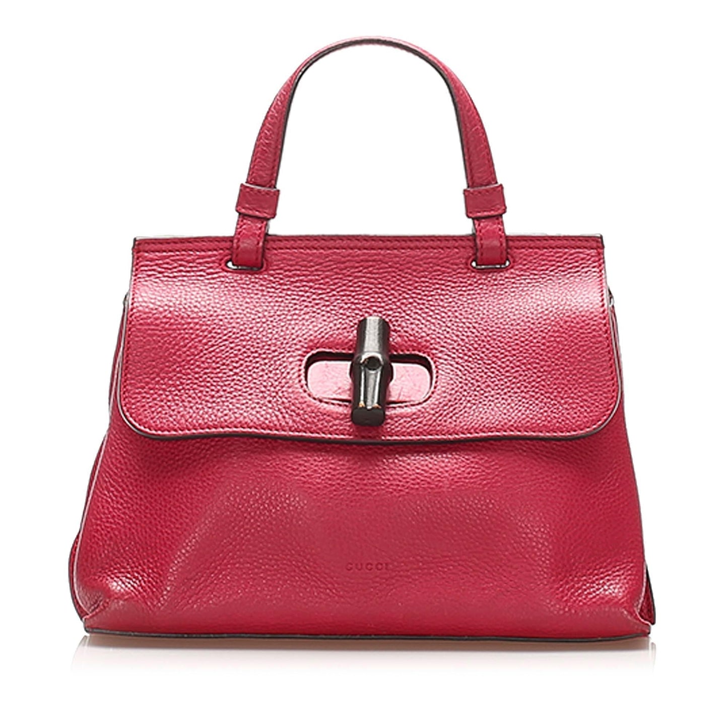 Gucci Bamboo Daily SHG Leather Calf Pink Satchel Bag
