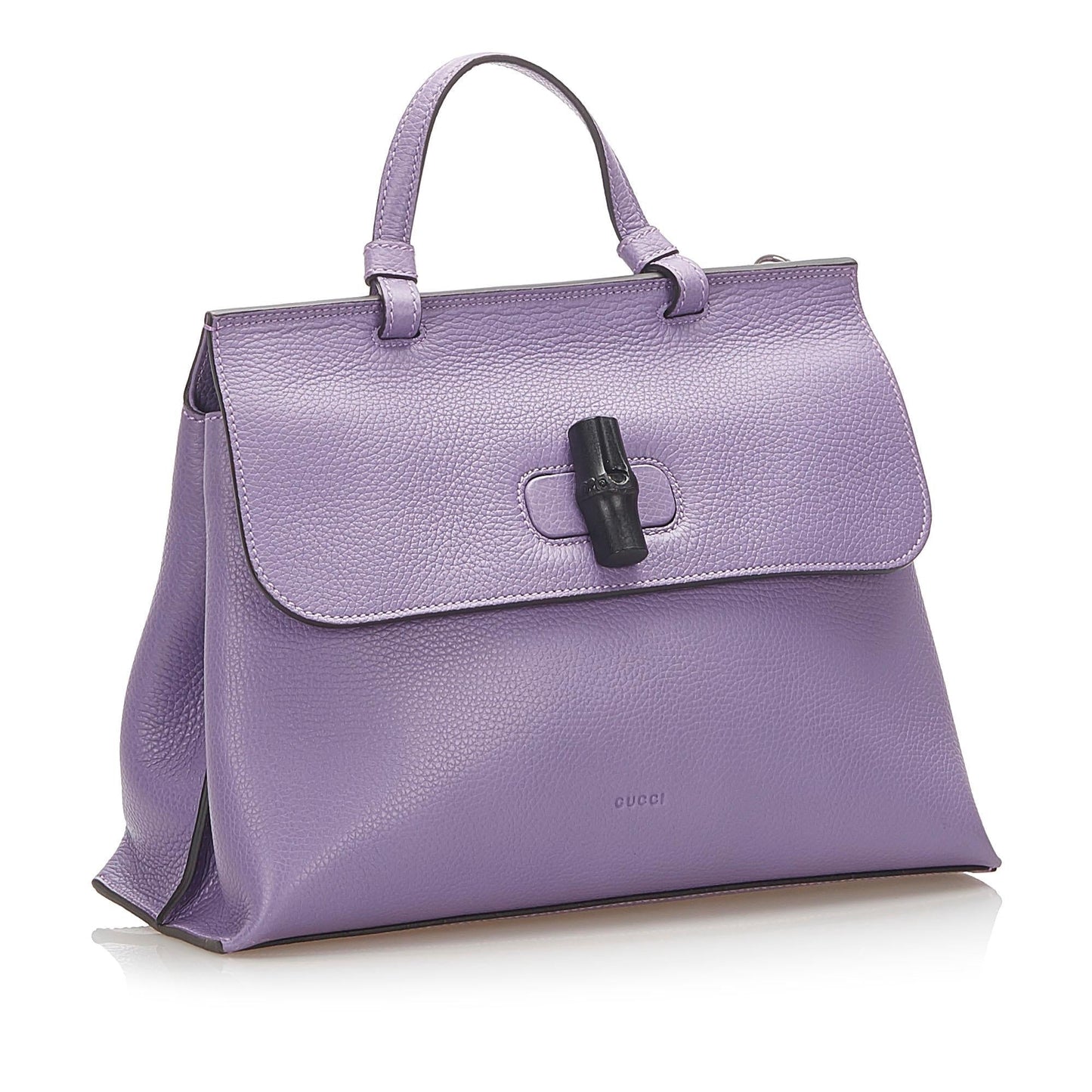 Gucci Bamboo Daily SHG Leather Calf Satchel Bag