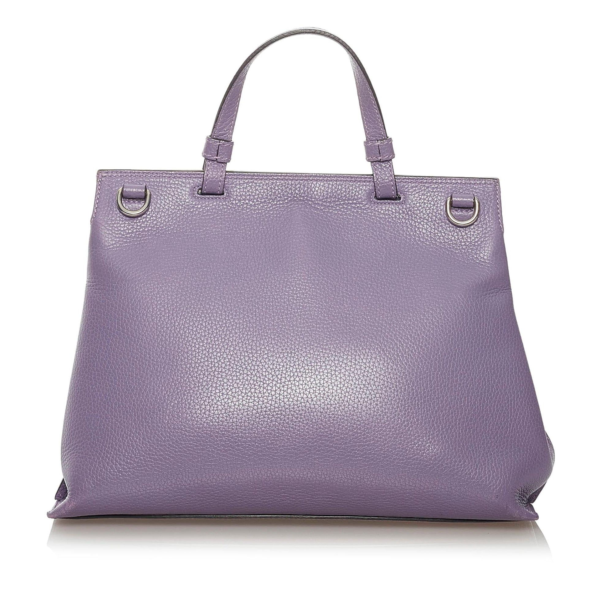 Gucci Bamboo Daily SHG Leather Calf Satchel Bag Satchel Shg