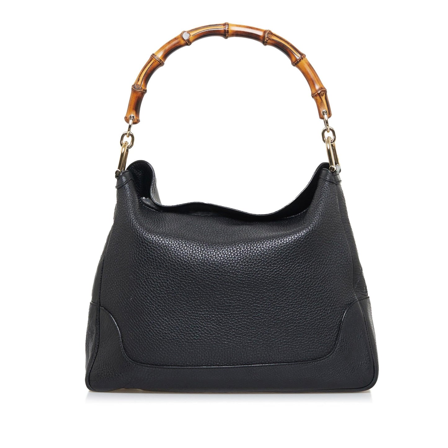 Gucci Bamboo Diana SHG-mvpU53 Calf Black Satchel Bag