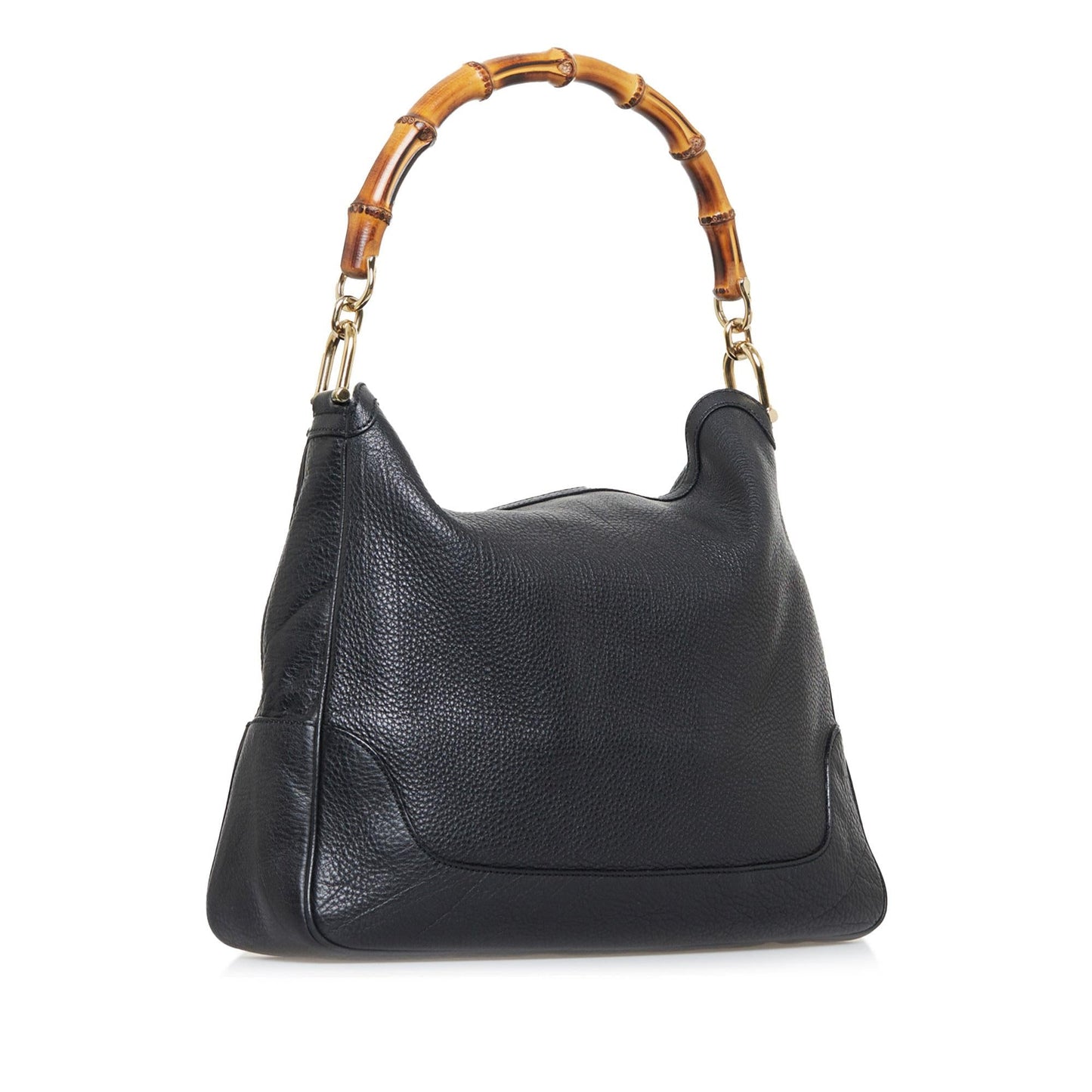 Gucci Bamboo Diana SHG-mvpU53 Calf Black Satchel Bag