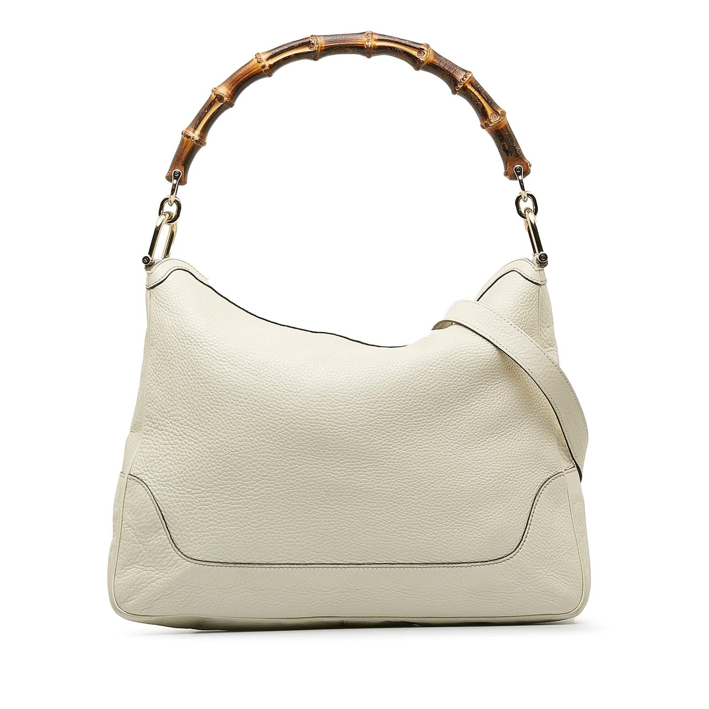 Gucci Bamboo Diana SHG-kEnJle Calf White Satchel Bag