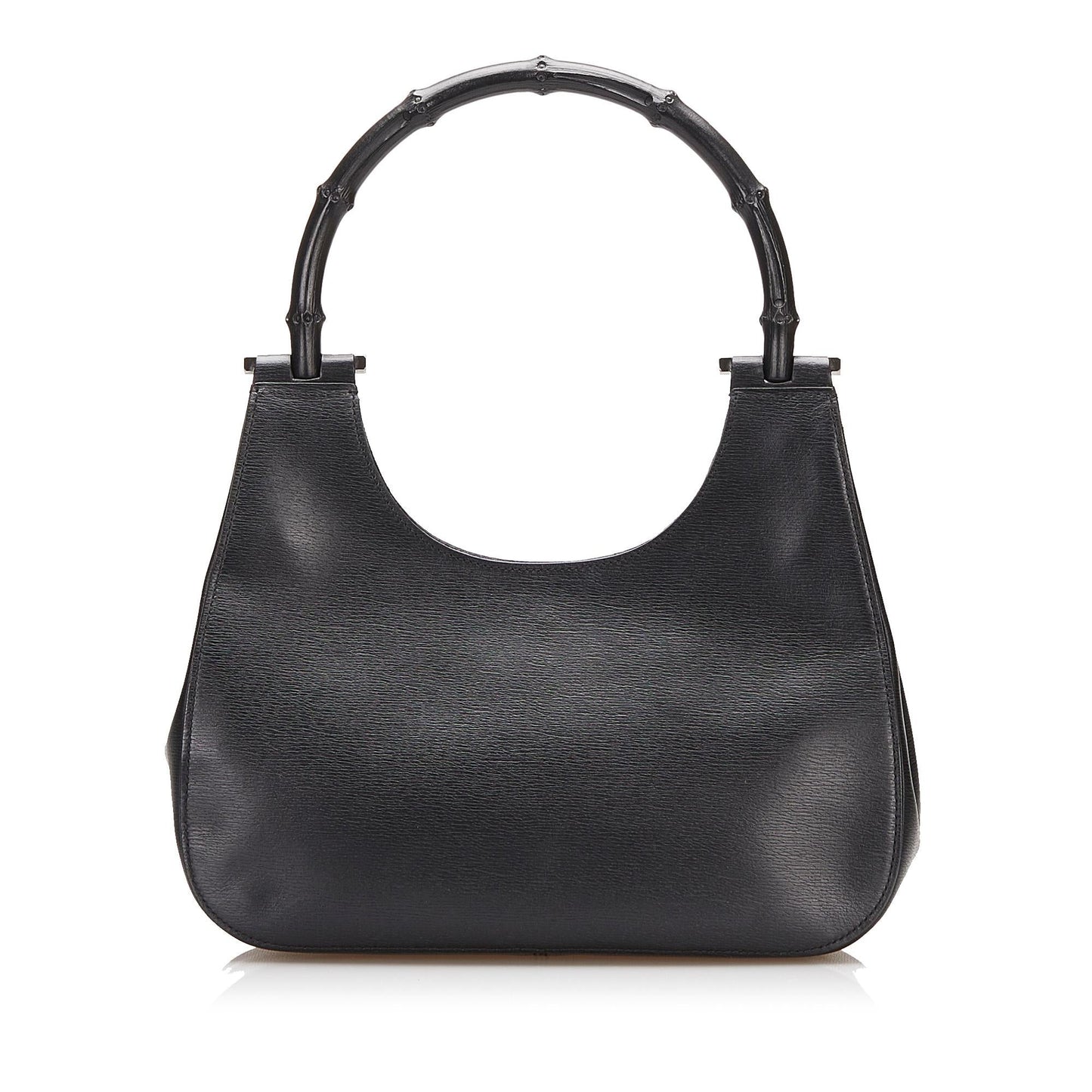 Gucci Bamboo SHG-HjOVeK Calf Black Satchel Bag