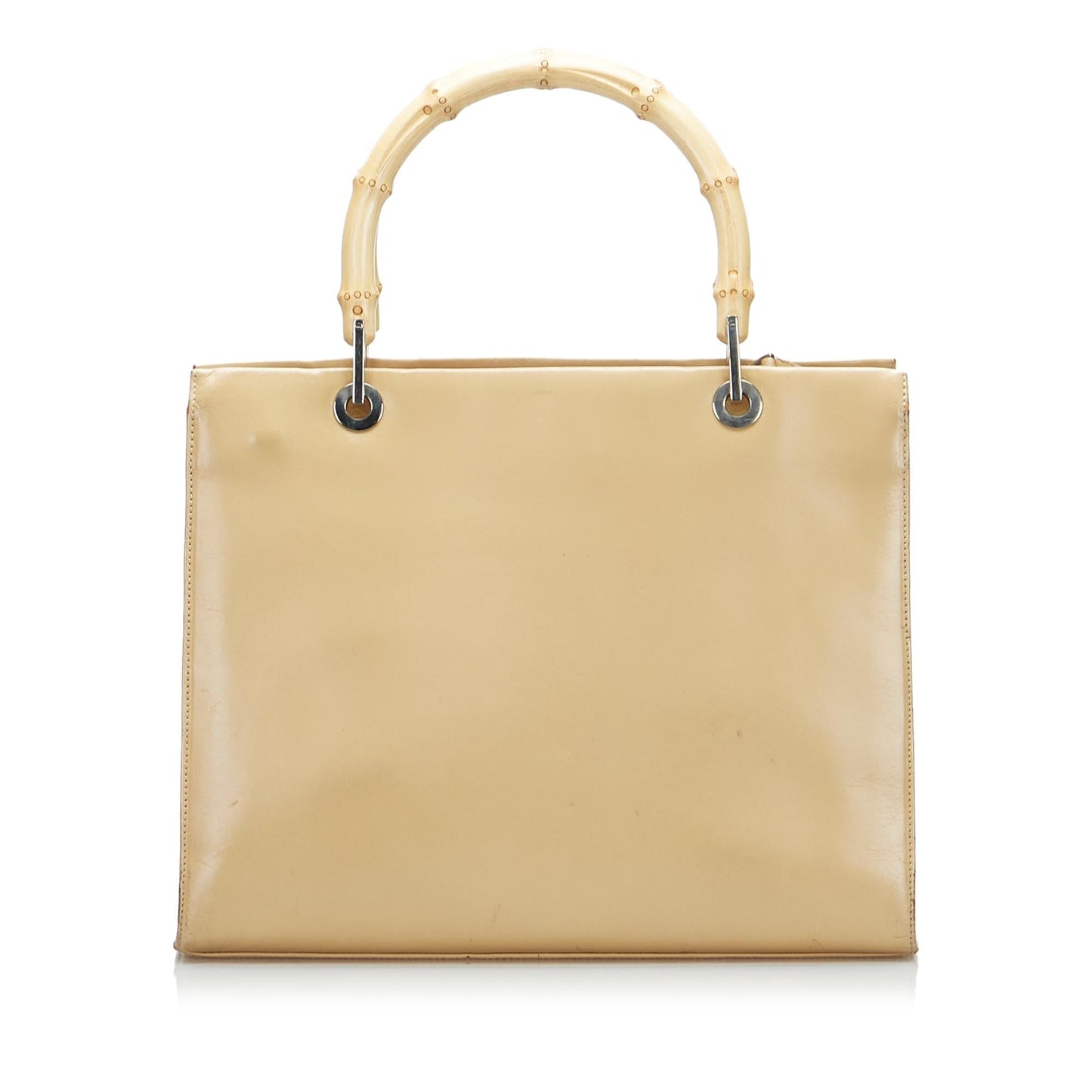 Gucci Bamboo SHG-rRJnZk Calf Brown Satchel Bag