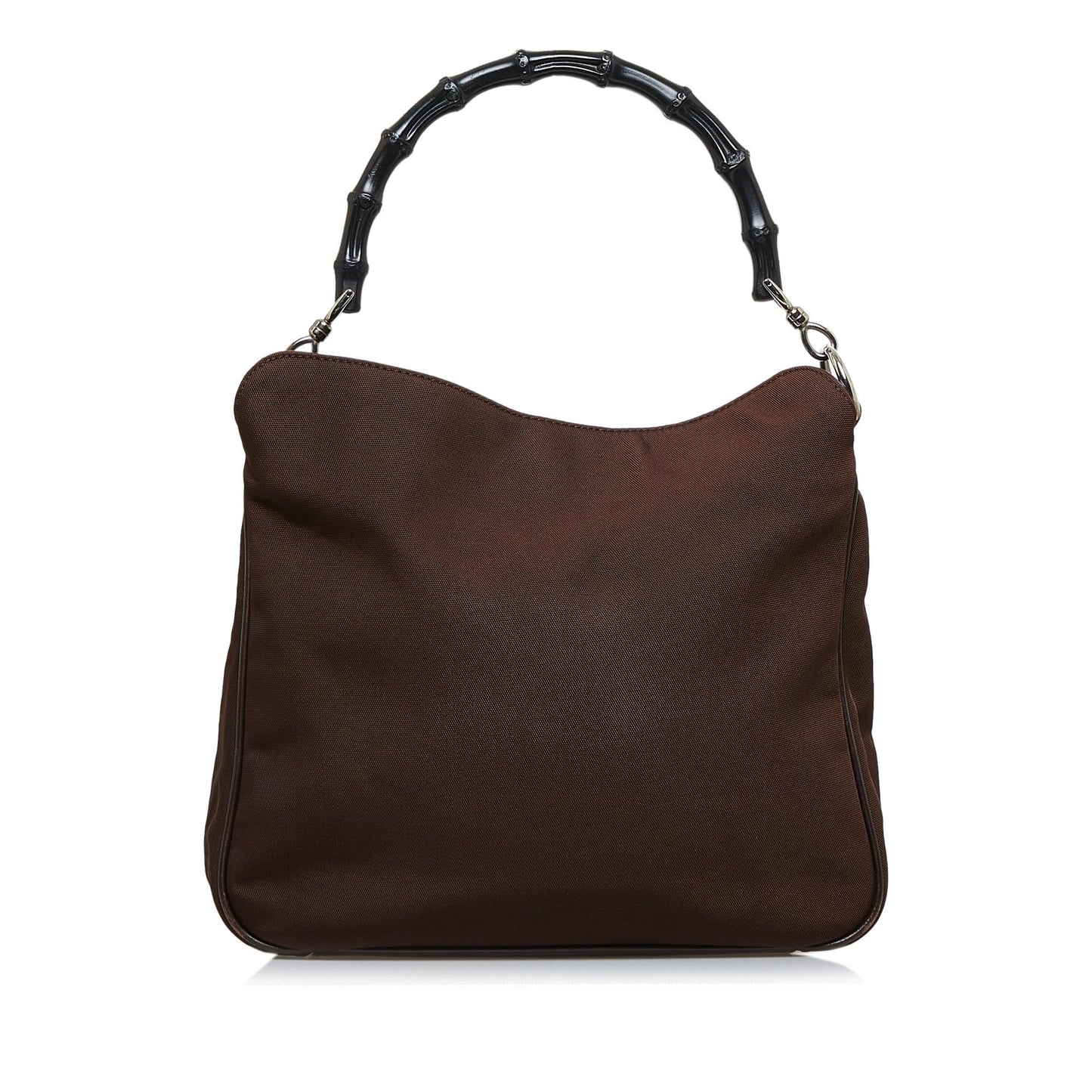 Gucci Bamboo SHG-awHUPJ Calf Brown Satchel Bag