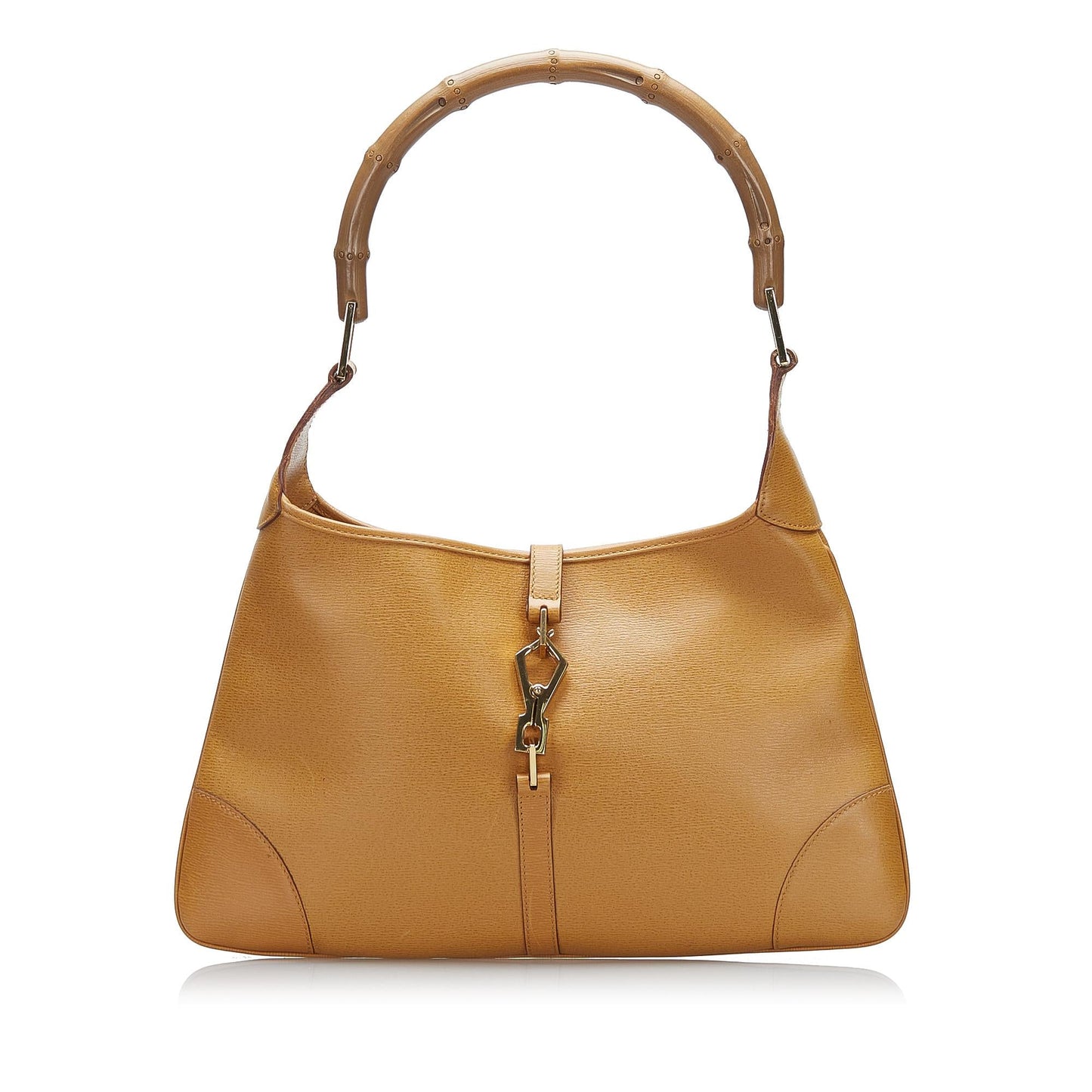 Gucci Bamboo Jackie SHG Calf Brown Shoulder Bag