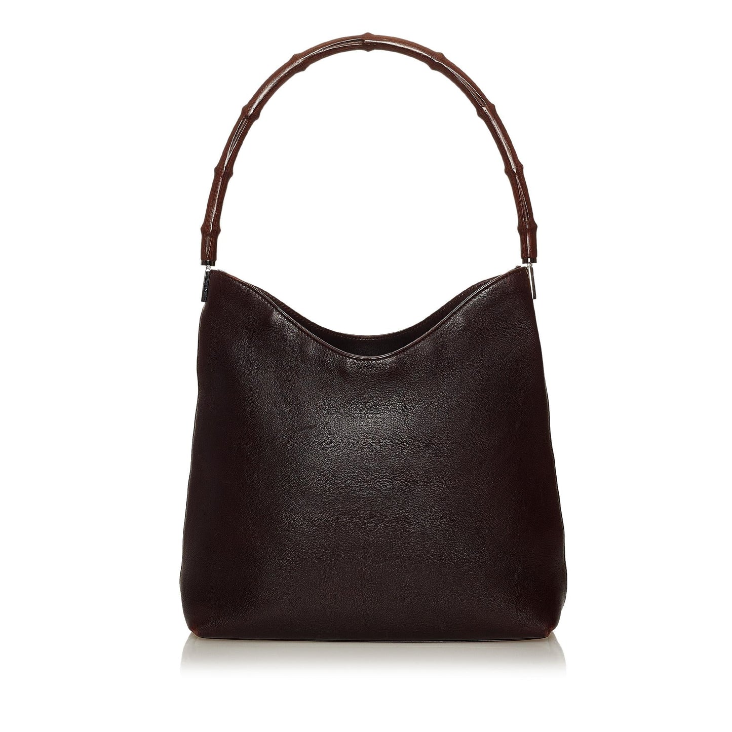 Gucci Bamboo SHG Leather Calf Brown Shoulder Bag