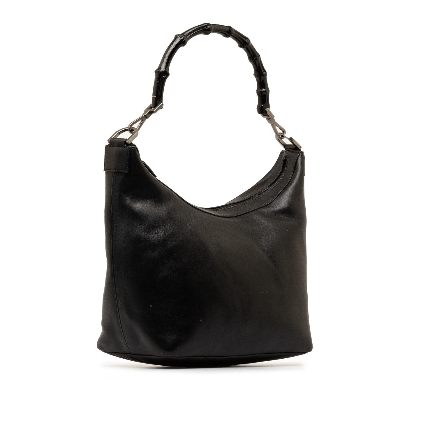 Gucci Bamboo SHG-h3pFCT Leather Calf Black Shoulder Bag
