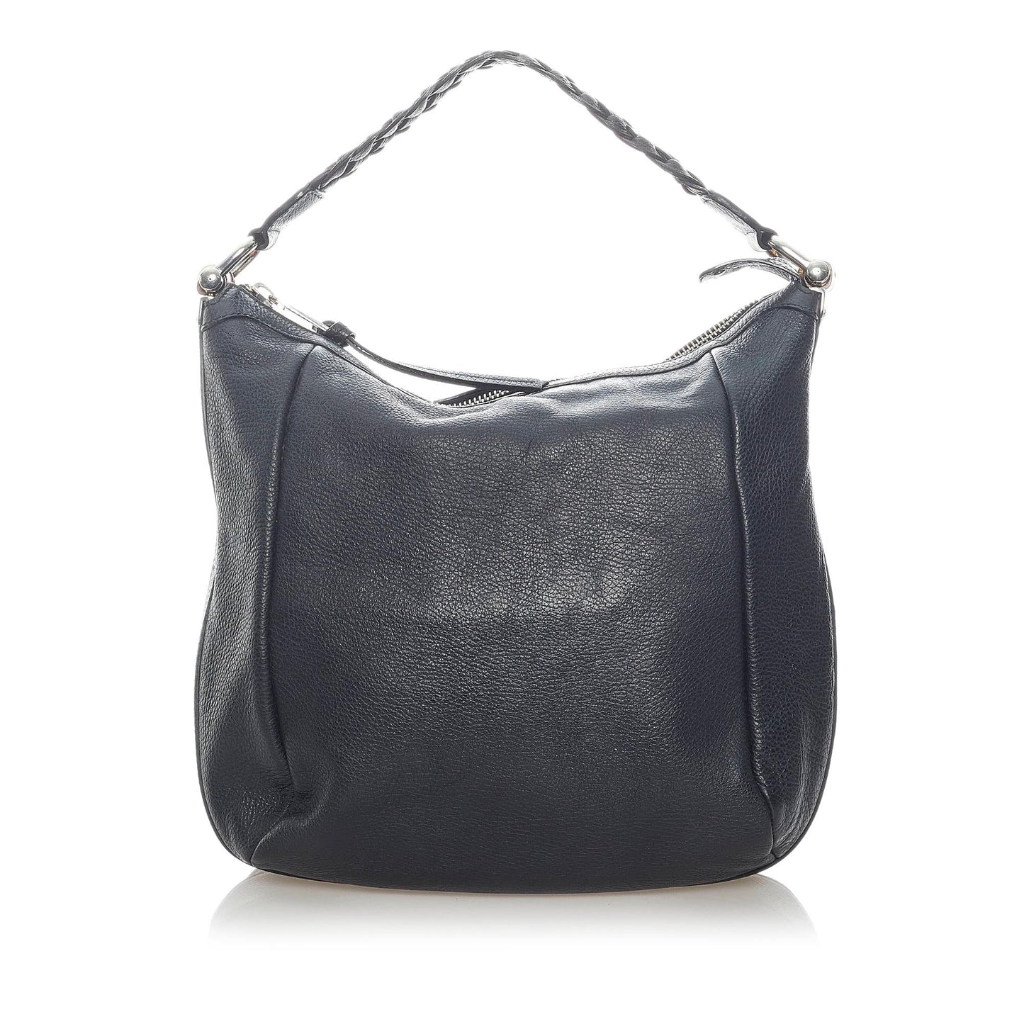Gucci Bamboo SHG Leather Calf Black Tote Bag