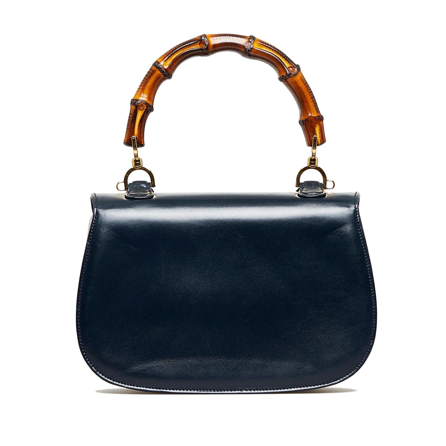 Gucci Bamboo Night SHG-s0Jcwm Calf Black Satchel Bag