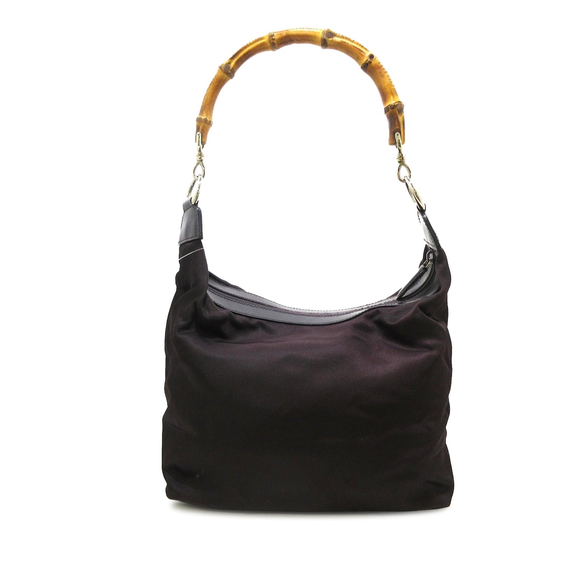 Gucci Bamboo SHG-4VDUV4 Nylon Shoulder Bag