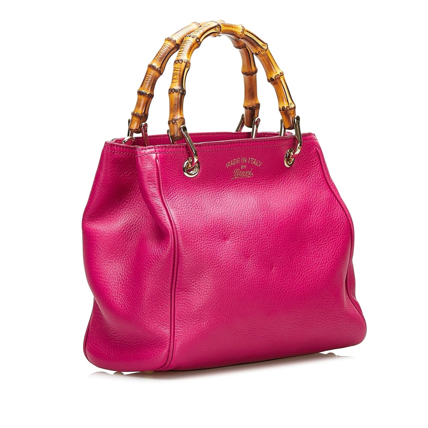 Gucci Bamboo Shopper SHG Leather Calf Satchel Bag