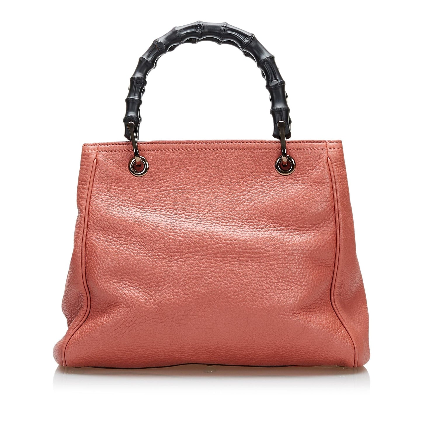 Gucci Bamboo Shopper SHG Leather Calf Pink Satchel Bag 3