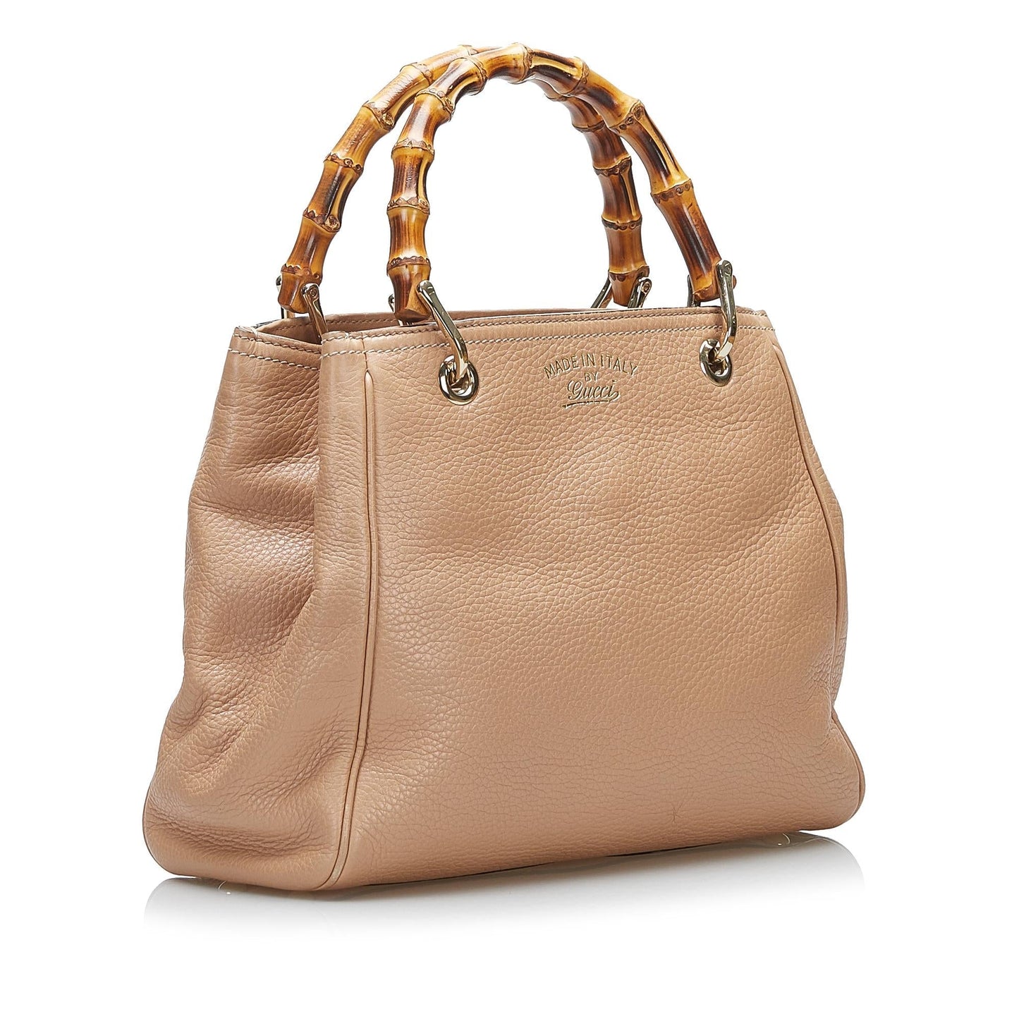 Gucci Bamboo Shopper SHG-AmPWrC Calf Brown Satchel Bag