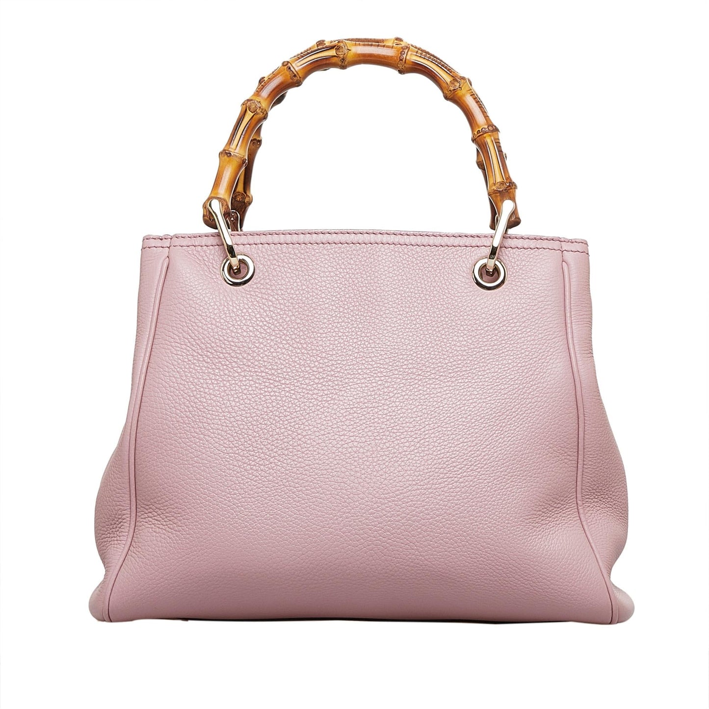 Gucci Bamboo Shopper SHG-nhF1zk Calf Pink Satchel Bag