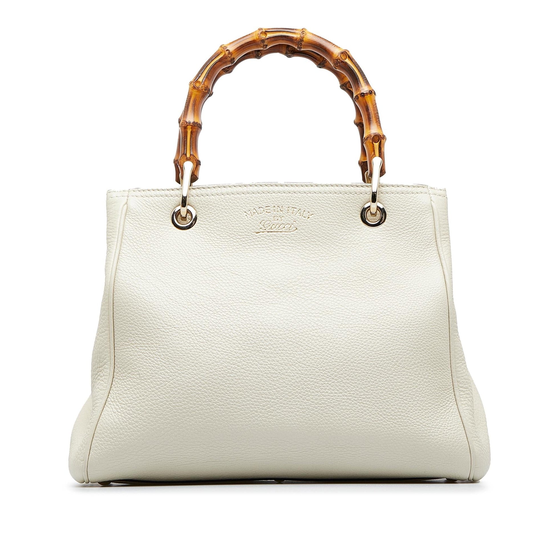 Gucci Bamboo Shopper SHG-cBjgM7 Calf Brown Satchel Bag
