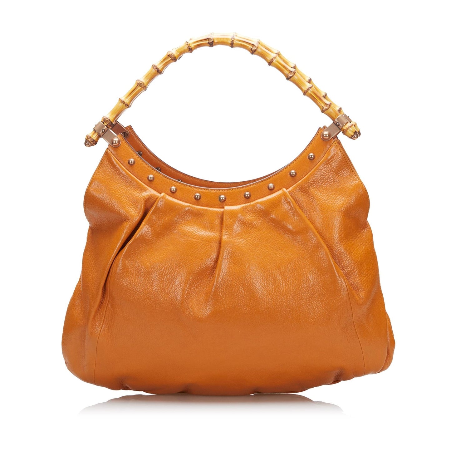 Gucci Bamboo SHG-fM1lxN Calf Orange Shoulder Bag