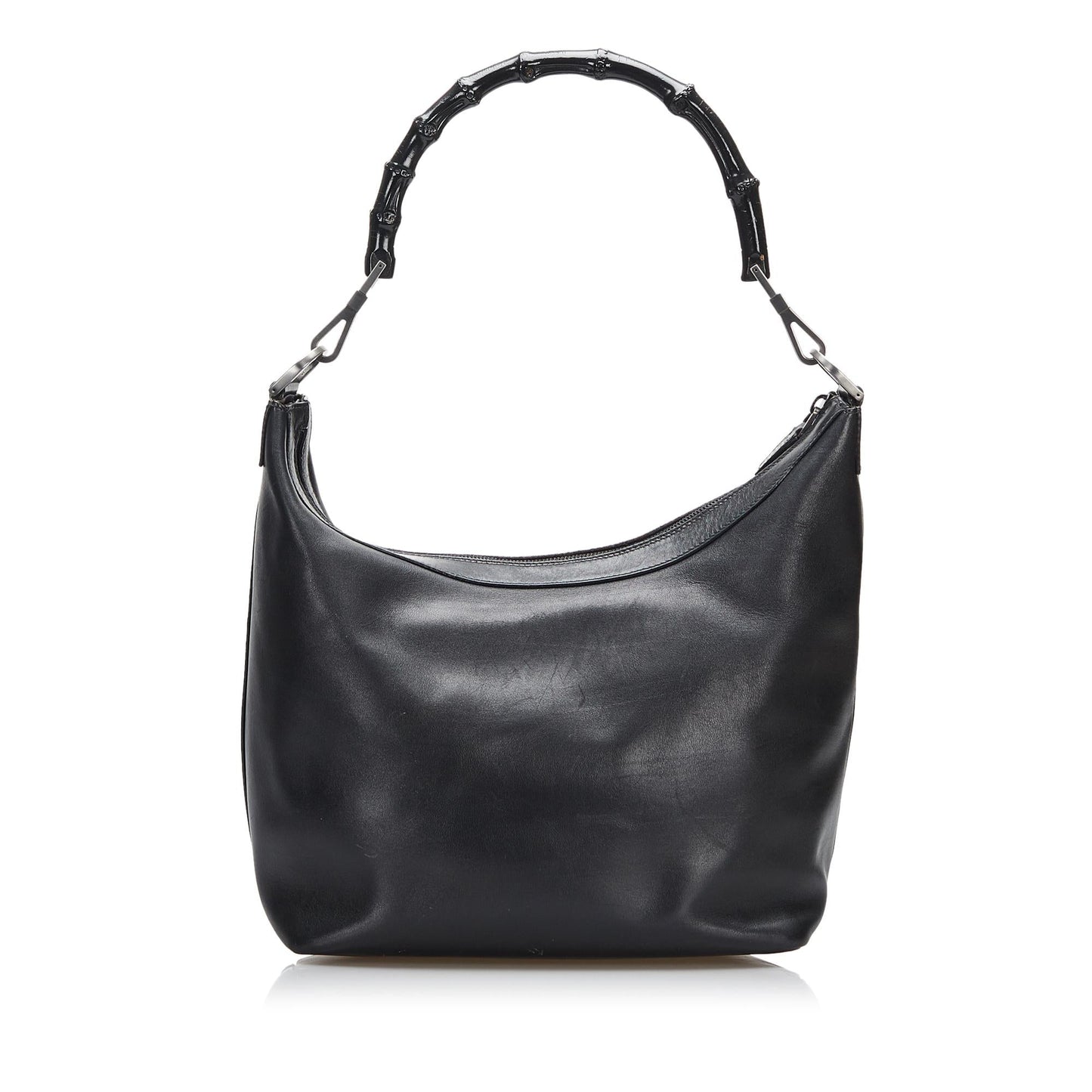 Gucci Bamboo SHG-o4NqKL Calf Black Shoulder Bag