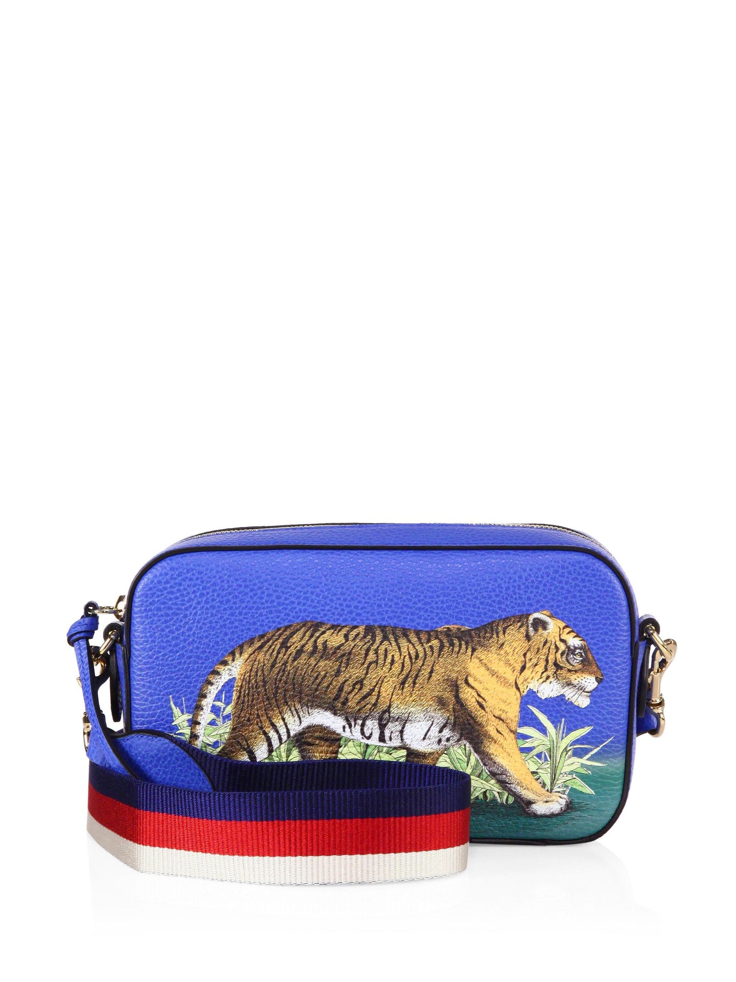 Gucci SYLVIE BENGAL TIGER PRINT Travel Bag