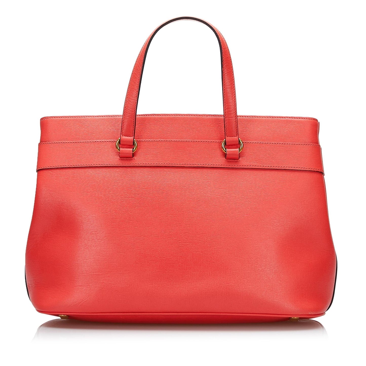 Gucci Bright Bit SHG-R5EoHv Calf Orange Satchel Bag