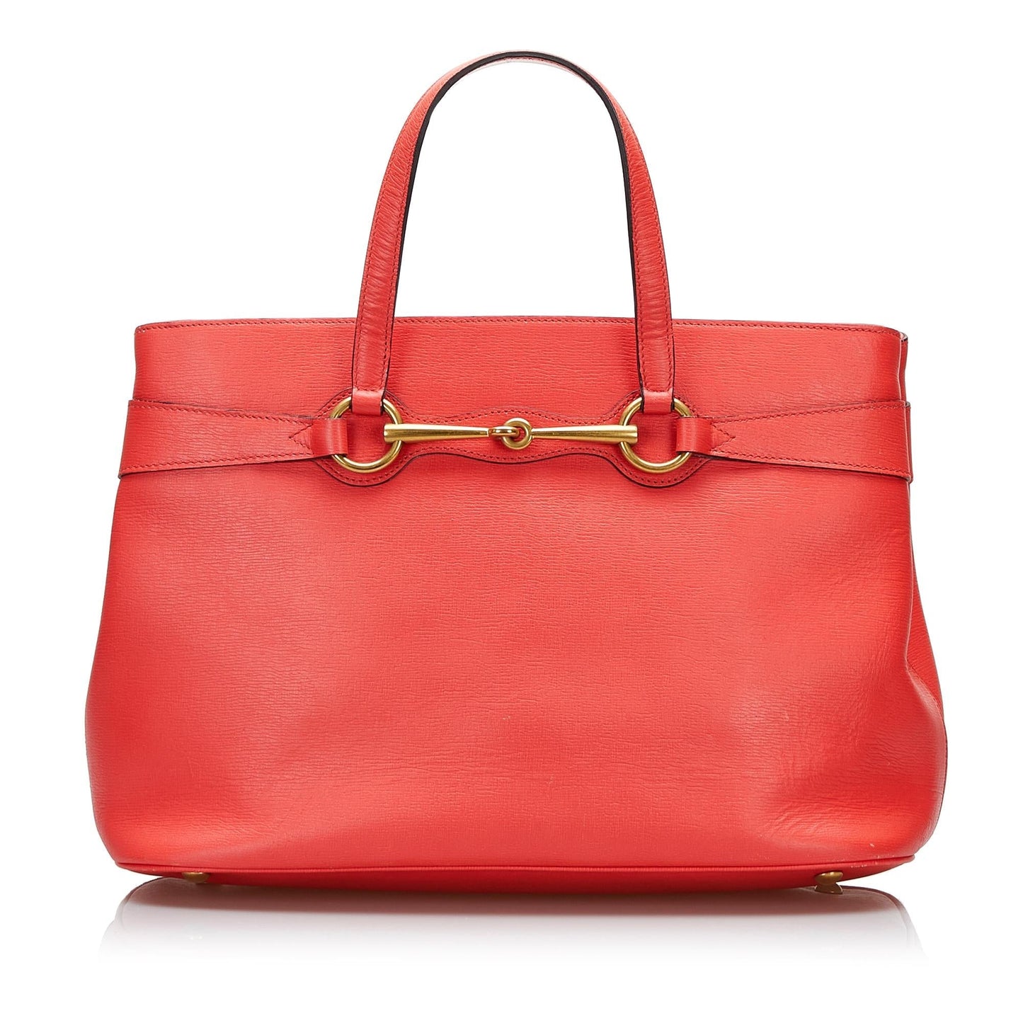 Gucci Bright Bit SHG-C0r3E5 Calf Orange Satchel Bag