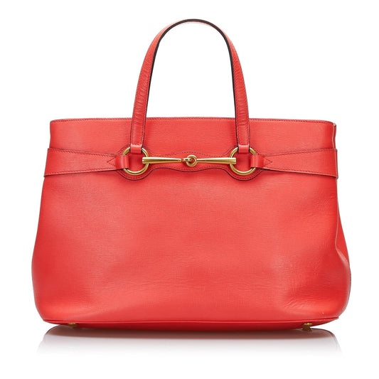 Gucci Bright Bit SHG-C0r3E5 Calf Orange Satchel Bag