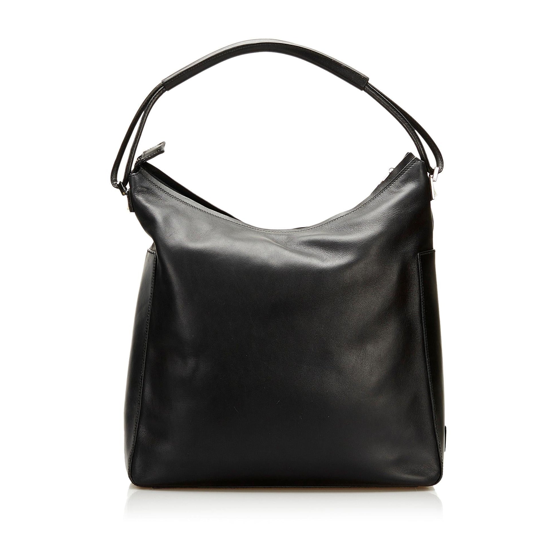 Gucci SHG Leather Calf Black Shoulder Bag Bag Shg