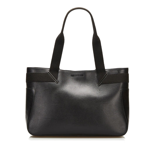 Gucci SHG Leather Calf Black Tote Bag Tote Shg