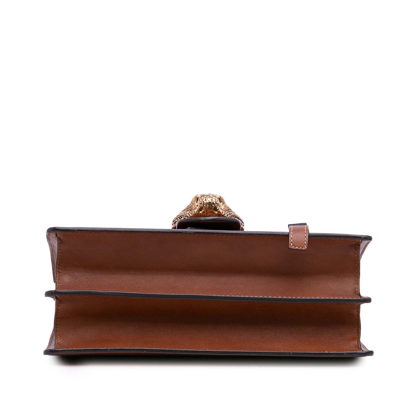 Gucci Animalier Calf Calfskin Brown Shoulder Bag