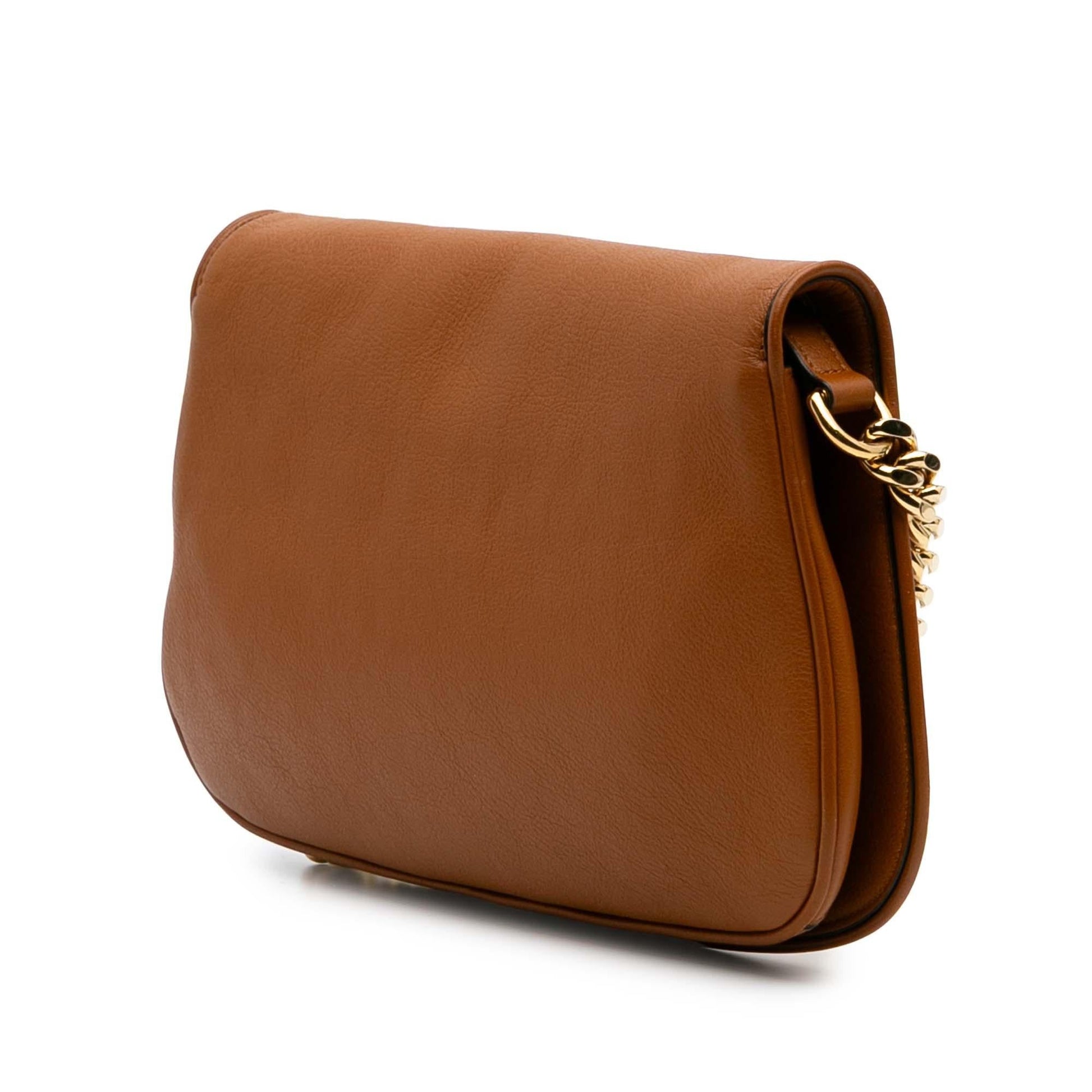Gucci Blondie Calf Calfskin Brown Chain Satchel Bag Satchel 3